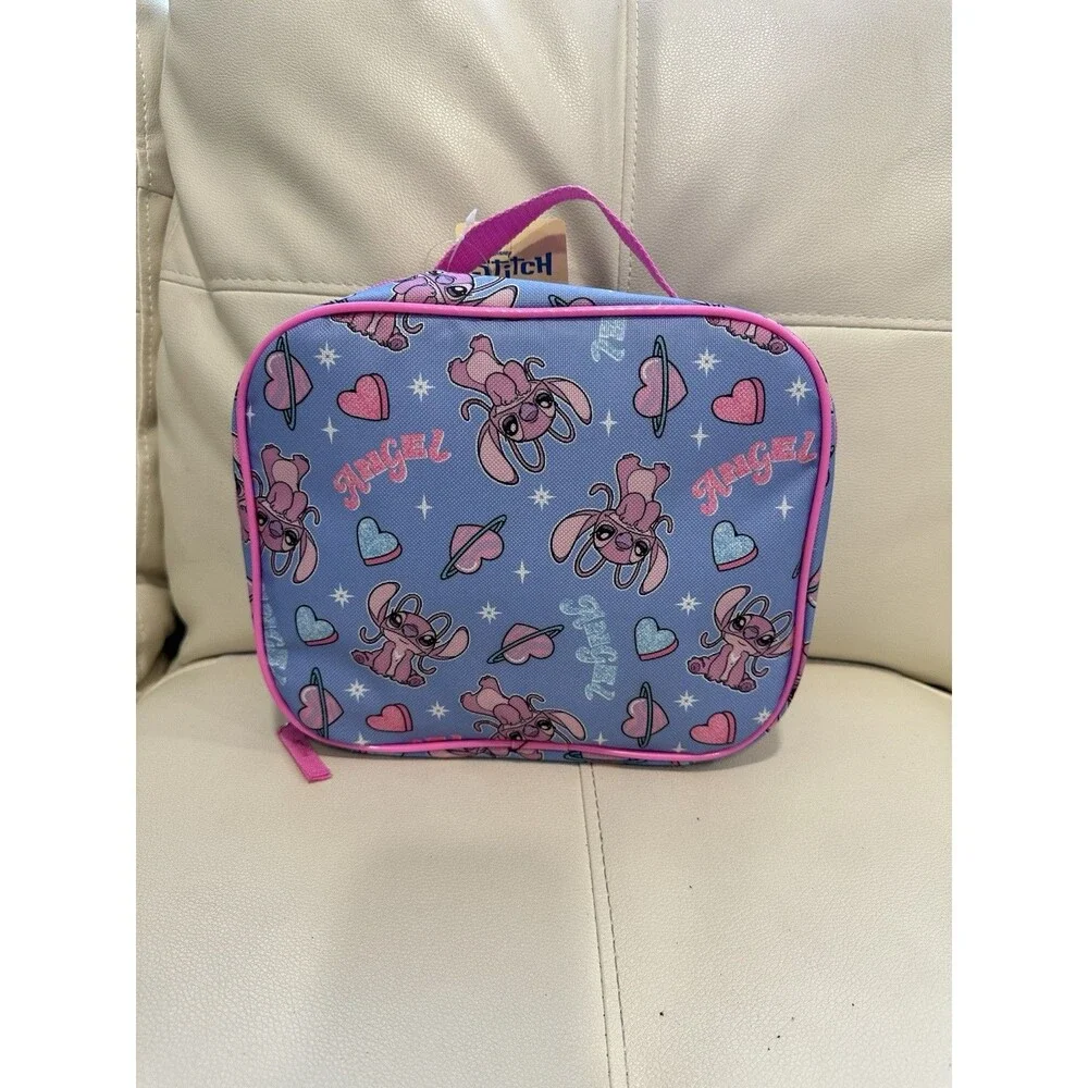 Disney Stitch Lilo & Stitch Lunch Bag Insulated Purple NWT